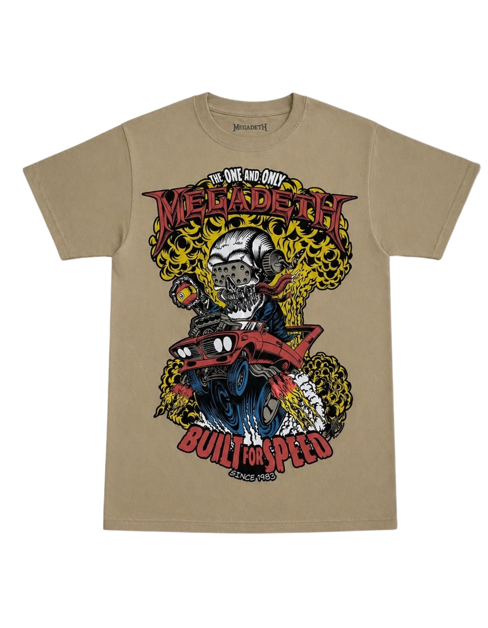 Playera Megadeth "Built For Speed"