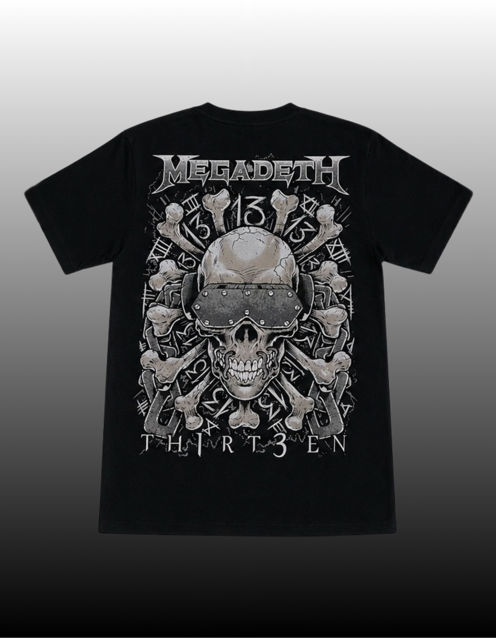 Playera Megadeth  "Th1rt3en"