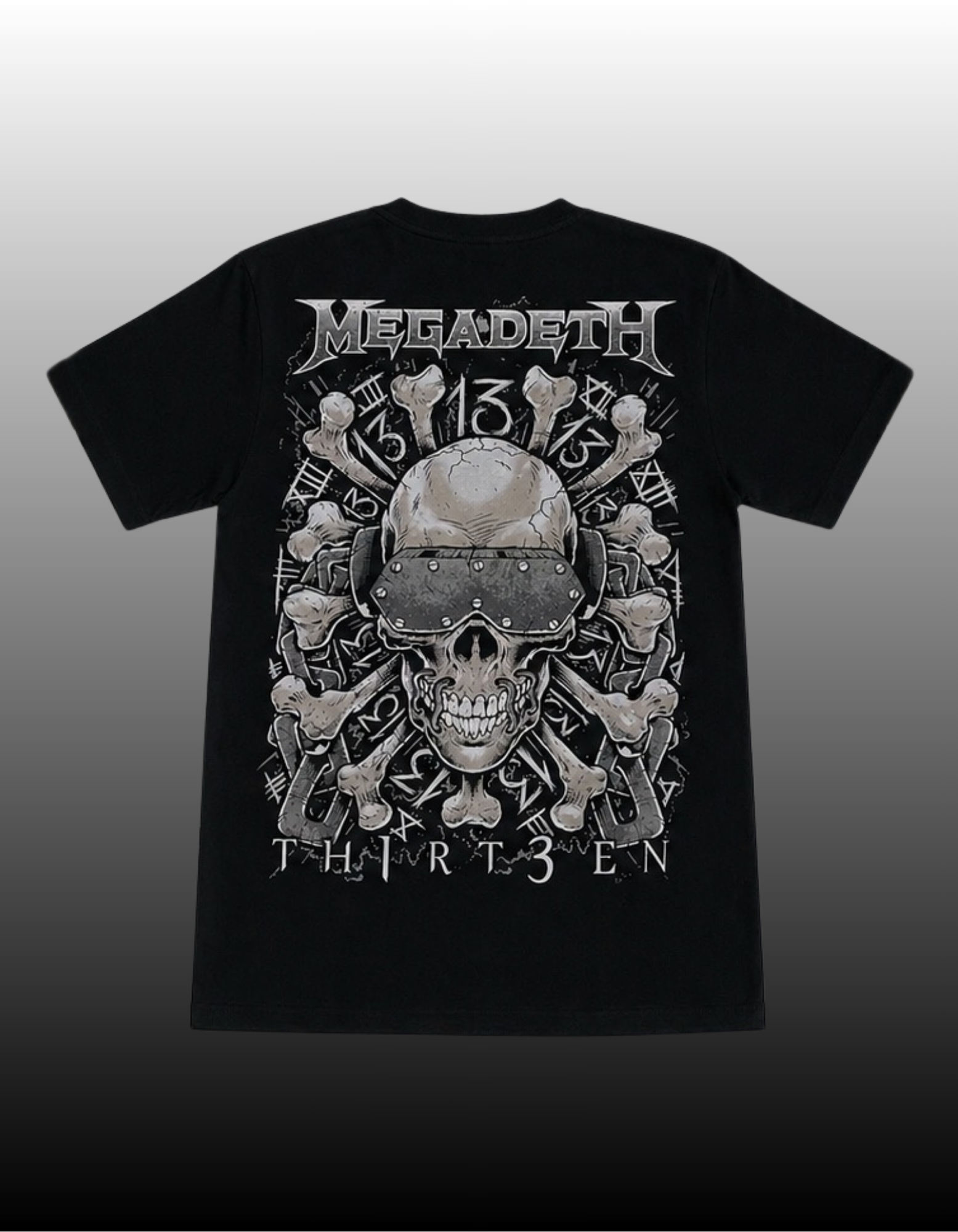 Playera Megadeth  "Th1rt3en"